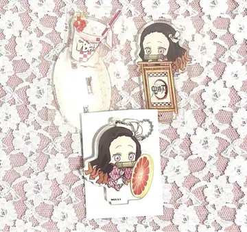귀멸의 칼날 카마도 네즈코 아크릴 스탠드 캐릭터 키링