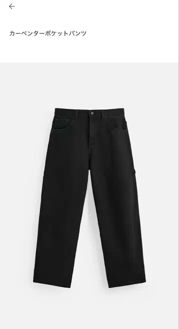 ZARA 카펜터 포켓 팬츠