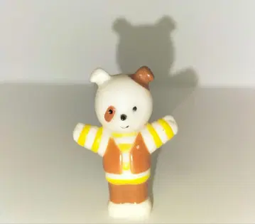곰 소프트 비닐 쇼와 헤이세이 레트로 당시 물건 아기 곰 줄무늬