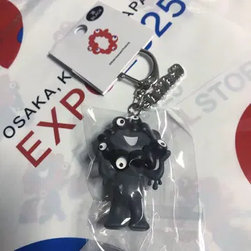 만박 공식 굿즈 블랙 미야쿠미야쿠 입체 PVC 키링 플레이트 부착