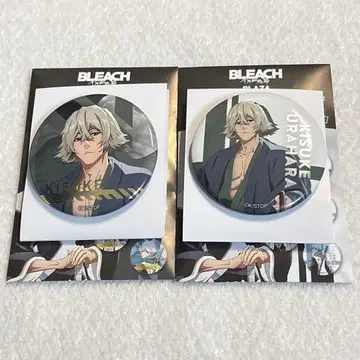 우라하라 키스케 금박 캔뱃지 2종 세트 블리치 플라자 BLEACH 로프트