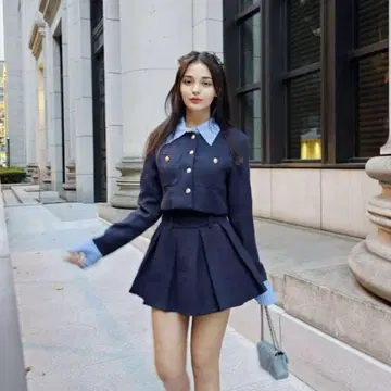 LA POMME petit 셋업 패치워크 자켓