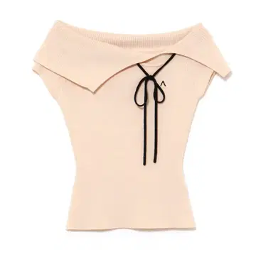 ANDMARY Amari ribbon tops babypink