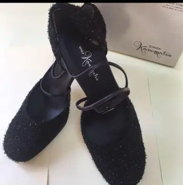 긴자 카네마츠 블랙 펌프스 24cm