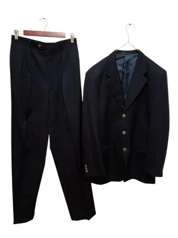 [ S0006 ] 폴 스미스 블랙 울 수트 L 셋업