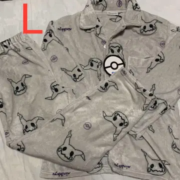 새상품 포켓몬스터 미미큐 보아 룸웨어 상하의 세트 L