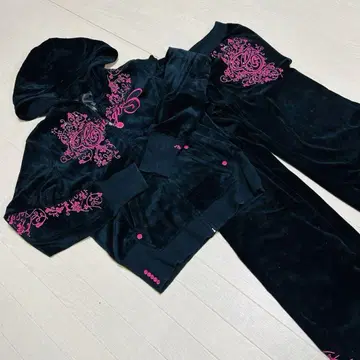 레어 COOGI 쿠지 자수 벨로아 후드티 셋업 맨투맨 상하의