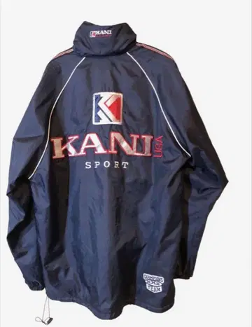레어 USA제 KARL KANI 칼카니 나일론 자켓 저지