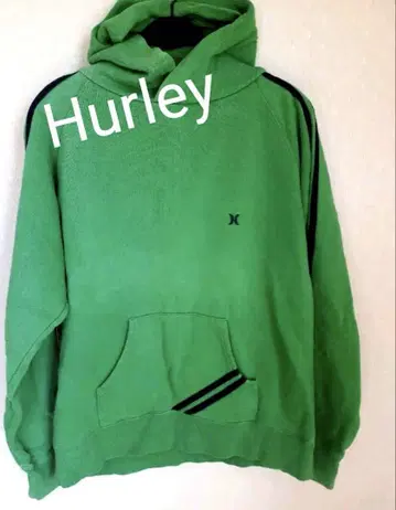 Hurley 그린 후드티 M 사이즈