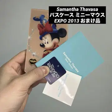 미사용 Samantha Thavasa 패스 케이스 미니 마우스