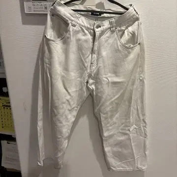XLARGE 화이트 데님 팬츠 32