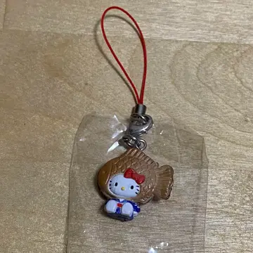 [레어] 산리오 헬로키티 스트랩 꼬리 물고기 키티 2007