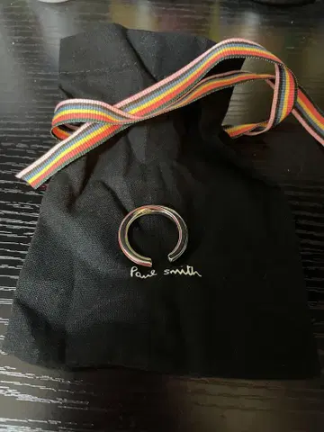 Paul Smith 'Edge Epo' 실버 반지 프리 사이즈