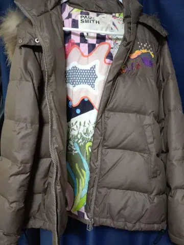폴 스미스 브라운 다운 자켓