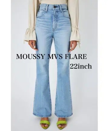 MOUSSY MVS L/BLU FLARE 22inch