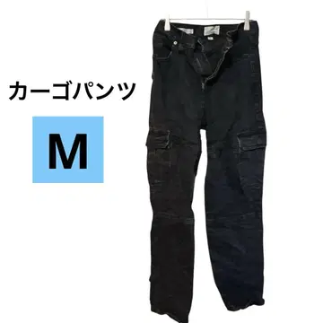 새상품급 블랙 카고 팬츠 6R [ M ]