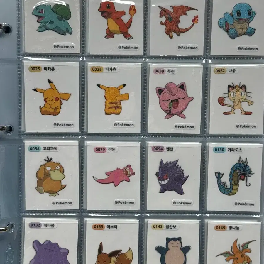 Pokemon Sticker Sheet Season 1 Gen 1, 2 Individual