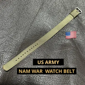 레어 미군 실물 남북전쟁 지급 손목시계 벨트 데드스탁 16mm