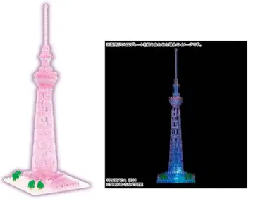 나노 블록 도쿄 스카이트리 핑크 로프트 한정품