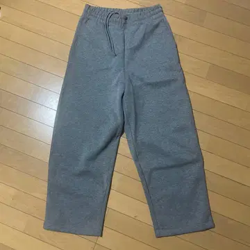 UNIQLO 05 그레이 맨투맨 와이드 팬츠 M
