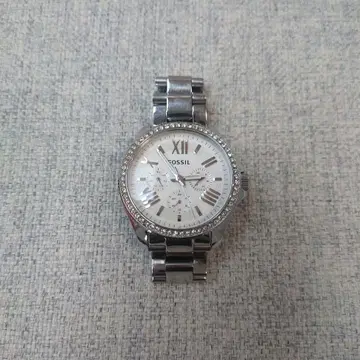 FOSSIL 실버 아날로그 손목시계