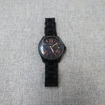 FOSSIL 블랙 아날로그 손목시계