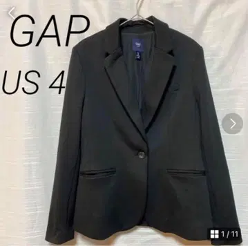 GAP 갭 테일러드 자켓 블랙 US4