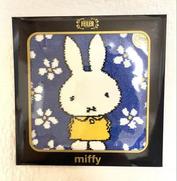 새상품 미개봉 miffy 미피 페이러 손수건 화이트 플라워