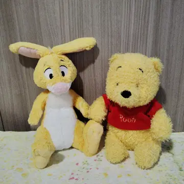 푸우 토끼 노멀 봉제 인형 세트 디즈니랜드 TDR