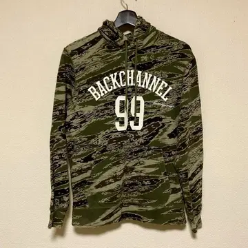 백 채널 BackChannel 카모플라쥬 후드티 S