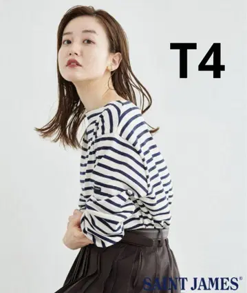 새상품급 웨쌍 아이보리 x 네이비 T4 세인트 제임스