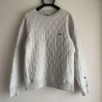 Champion 그레이 퀼팅 트레이닝복 M