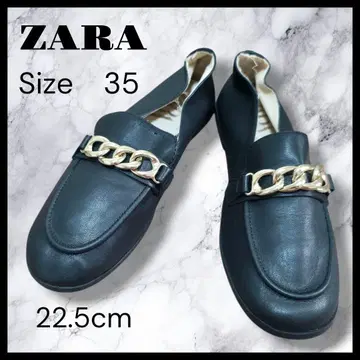 미사용에 가까운 자라 키즈 ZARA 로퍼 체인 디테일 35