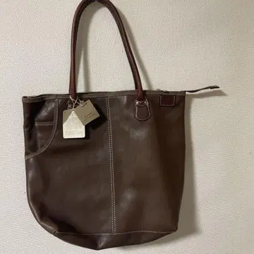 Lagasha 브라운 토트백 32X35X12 비즈니스 새상품 포함