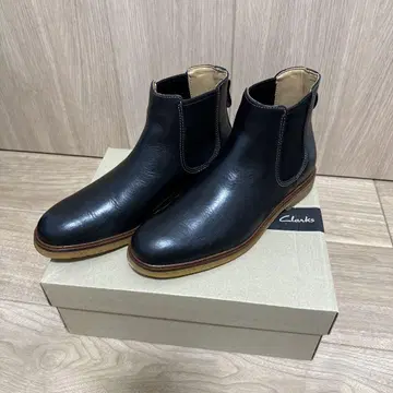 Clarks 사이드 고어 부츠 블랙 가죽