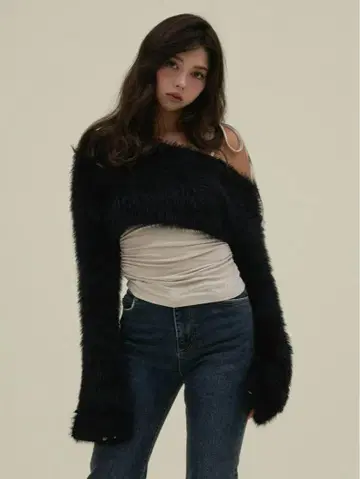 Aniya fluffy knit set AM1520