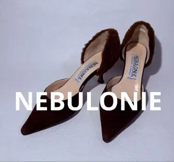 NEBULONIE 네브로니 퍼 펌프스 [미사용에 가까움] 22~22.5