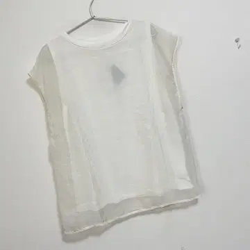 프릭스스토어 오간자 x 레이어드 프렌치 슬리브 풀오버