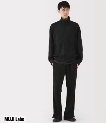 MUJI Labo 유니폼 소재로 만든 트랙 자켓 팬츠 셋업