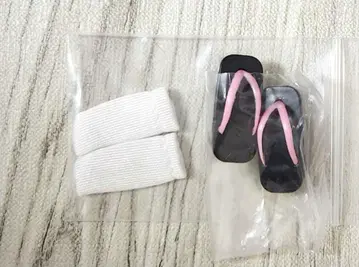 타카라토미 리카짱 일본 나막신 조리 신발 타비 아웃핏