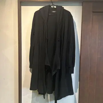 zucca 블랙 후드 부착 후드티 M