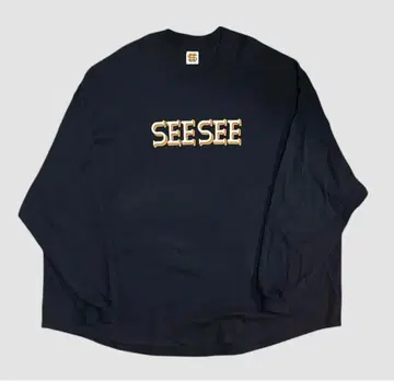SEE SEE 슈퍼 빅 라운드 롱T L