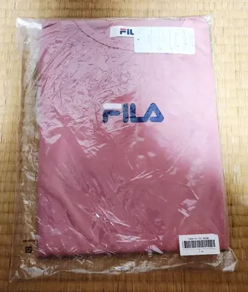FILA 로고 프린트 상의&팬츠 릴랙스 의류 핑크 M 사이즈