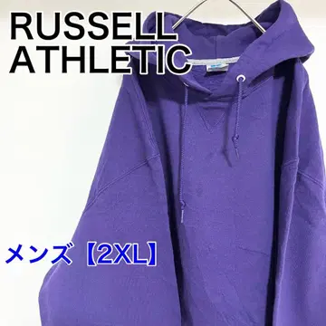 YBH6 [US 수입] Russell 남성용 후드티 2XL 긴팔 보라색
