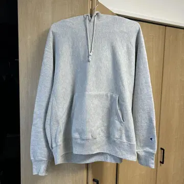 Champion Reverse Weave 후드티 XL 그레이