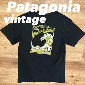 [ 레어 ] patagonia 블랙 T셔츠 빈티지