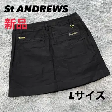 새상품 세인트앤드류스 스커트 플리츠 그레이 스트레치 가을/겨울 L