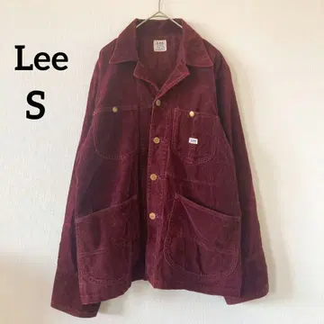 Lee 코디 유로이 셔츠 자켓 얇은 소재 보르도 S 남성용 5835