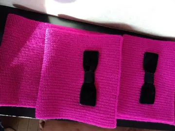 kate spade 핑크 리본 포함 머플러 가격 인하했습니다