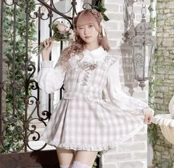 노에미 하트버클 레이스업 셋업 핑크